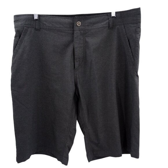 Kuhl Shift Amphibia Gray Stretch Flat Front Shorts Size 40 Pockets Outdoor - Picture 2 of 12